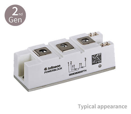 34 mm Thyristor/Diode Module with 1600 V in solder bond technology