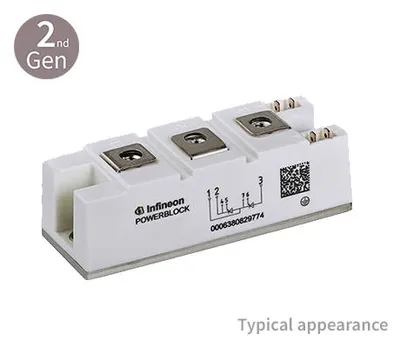 34 mm Thyristor/Thyristor Module with 1800 V in solder bond technology