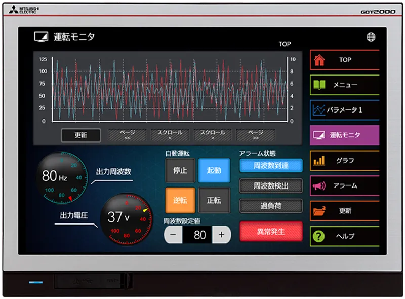 GT2512-WXTSD Mitsubishi GOT HMI 12.1" Wide