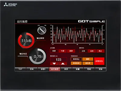 GS2107-WTBD-N Mitsubishi GOT HMI 7" Wide