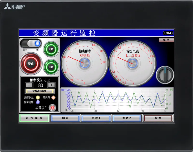 GS2110-WTBD Mitsubishi GOT HMI 10" Wide