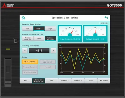 GT3708-XRBA Mitsubishi GOT HMI 8.4"