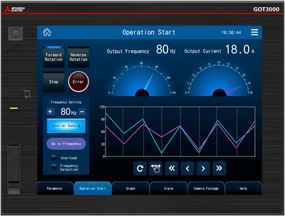 GT3712-XRBD Mitsubishi GOT HMI 12.1"