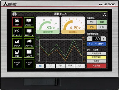 GT2107-WTSD Mitsubishi GOT HMI 7" Wide