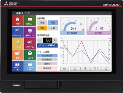 GT2507-WTBD Mitsubishi GOT HMI 7" Wide