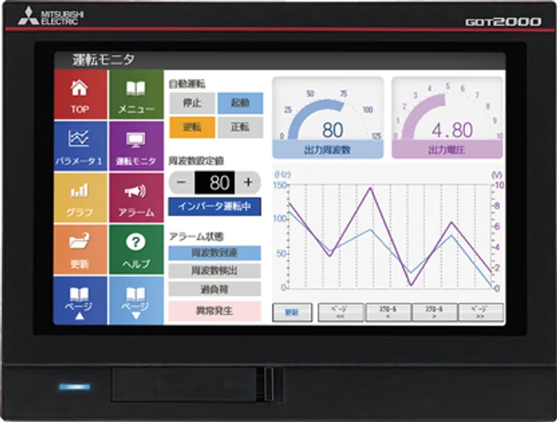 GT2507-WTBD Mitsubishi GOT HMI 7" Wide