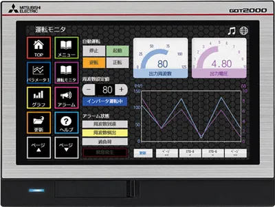 GT2507-WTSD Mitsubishi GOT HMI 7" Wide