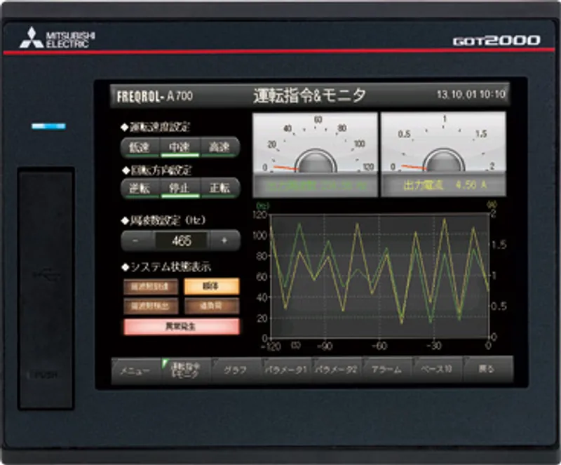 GT2705-VTBD Mitsubishi GOT HMI 5.7"