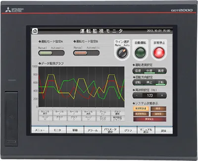 GT2708-VTBD Mitsubishi GOT HMI 8.4"