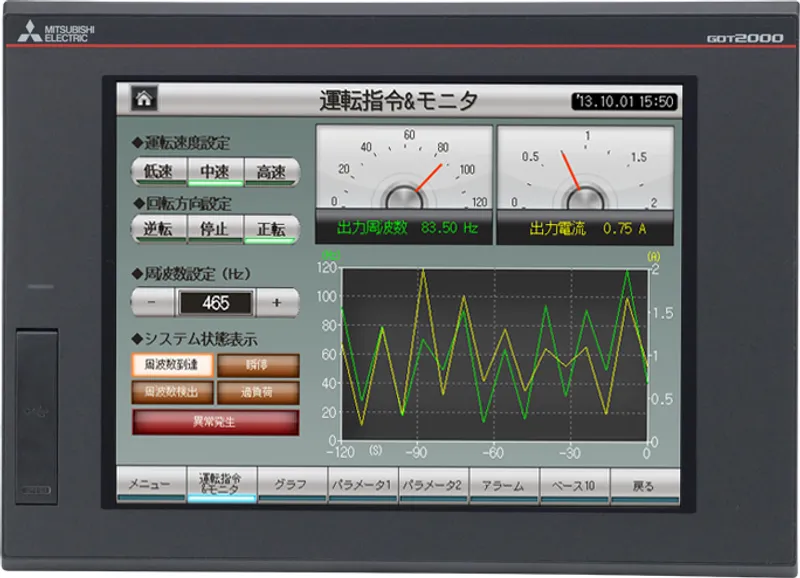 GT2710-STBA Mitsubishi GOT HMI 10.4"