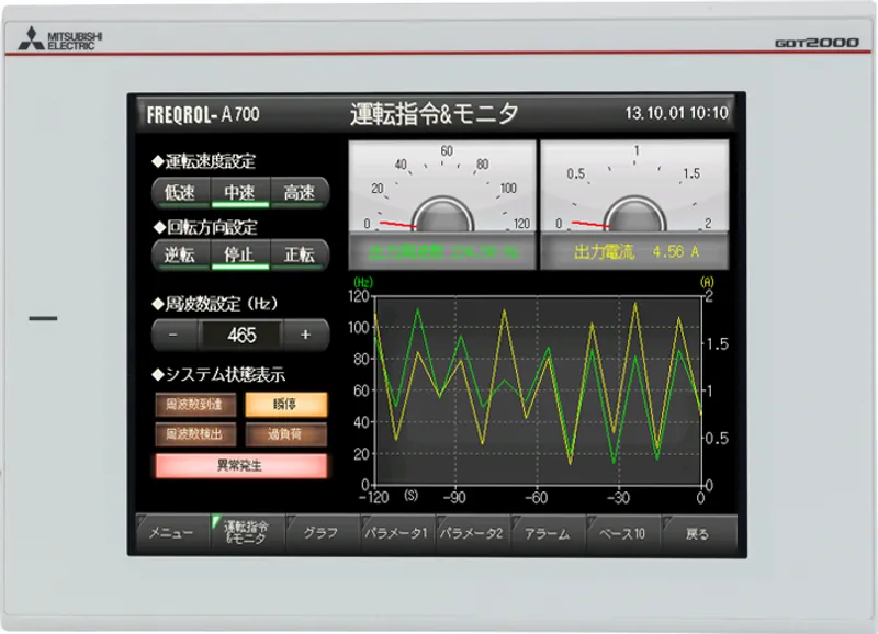 GT2710-VTWA Mitsubishi GOT HMI 10.4"