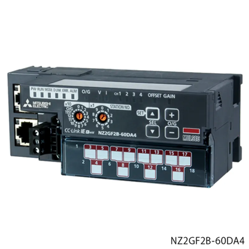 NZ2GF2B-60DA4 Mitsubishi MELSEC network modules Remote I/O