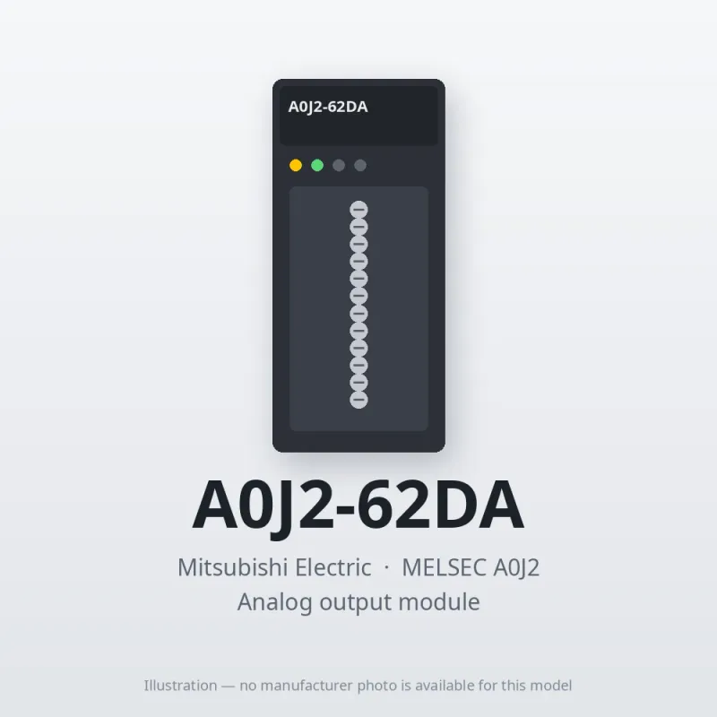 A0J2-62DA Mitsubishi MELSEC A0J2 Analog output module