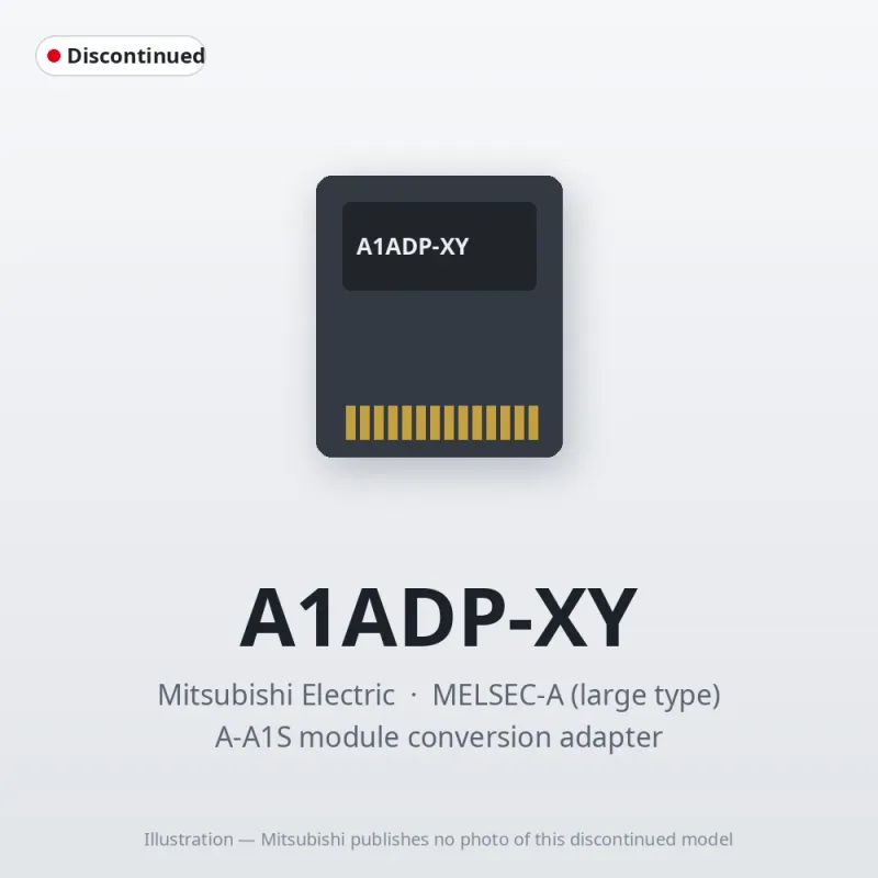 A1ADP-XY Mitsubishi MELSEC-A A-A1S module conversion adapter