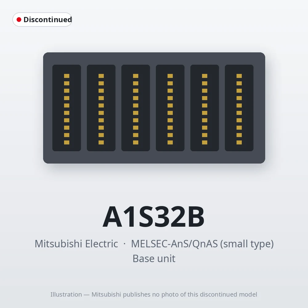 A1S32B Mitsubishi MELSEC-AnS Base unit