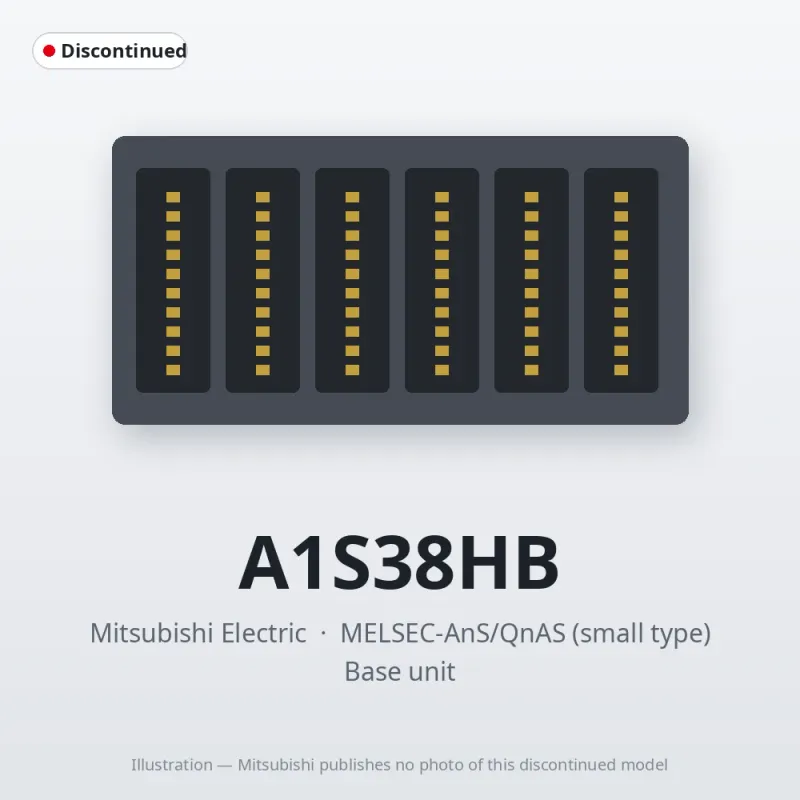 A1S38HB Mitsubishi MELSEC-AnS Base unit