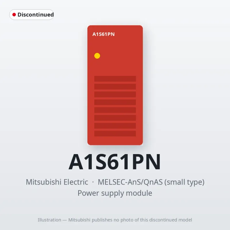 A1S61PN Mitsubishi MELSEC-AnS Power supply module