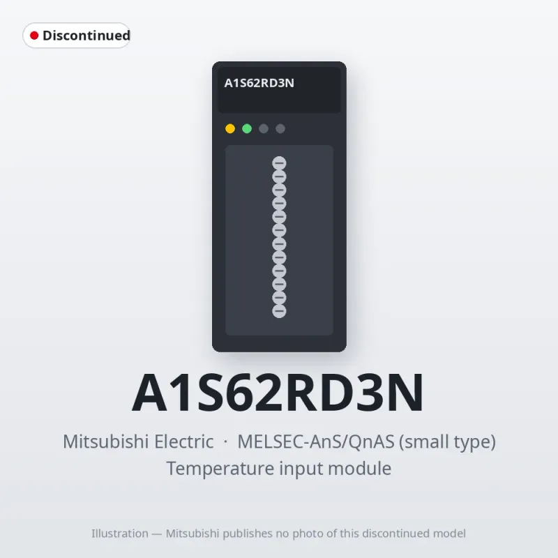 A1S62RD3N Mitsubishi MELSEC-AnS Temperature input module