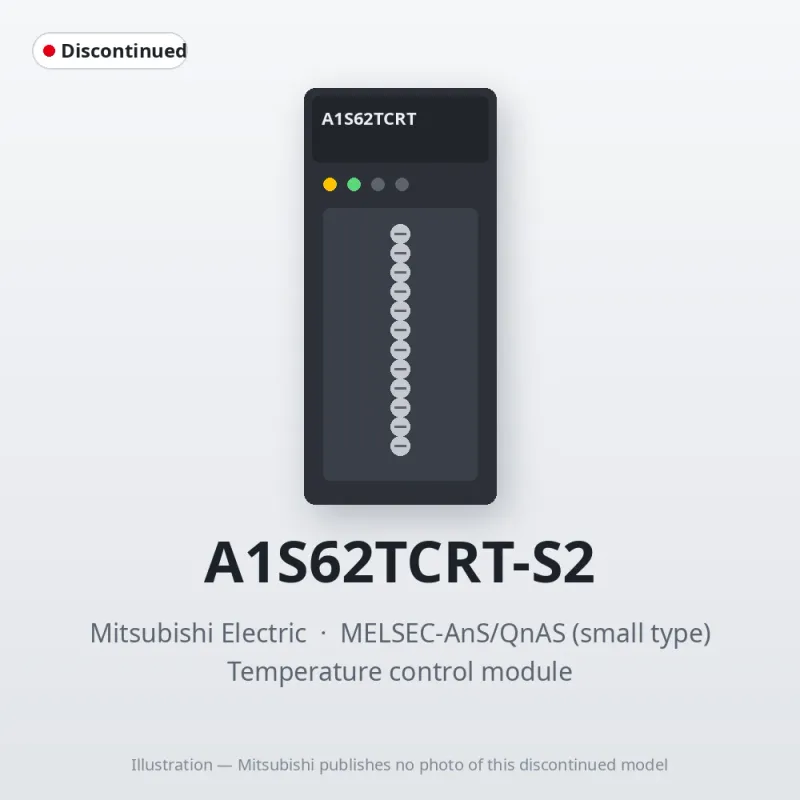 A1S62TCRT-S2 Mitsubishi MELSEC-AnS Temperature control module