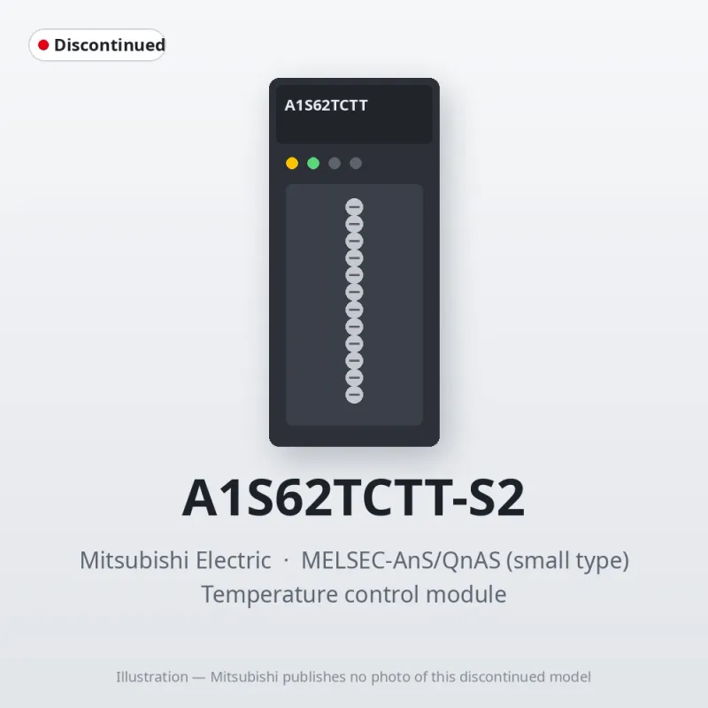 A1S62TCTT-S2 Mitsubishi MELSEC-AnS Temperature control module