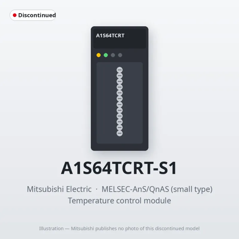 A1S64TCRT-S1 Mitsubishi MELSEC-AnS Temperature control module