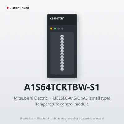 A1S64TCRTBW-S1 Mitsubishi MELSEC-AnS Temperature control module