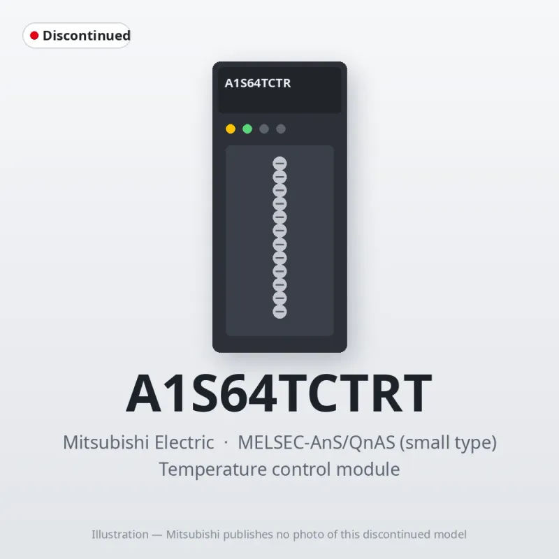 A1S64TCTRT Mitsubishi MELSEC-AnS Temperature control module