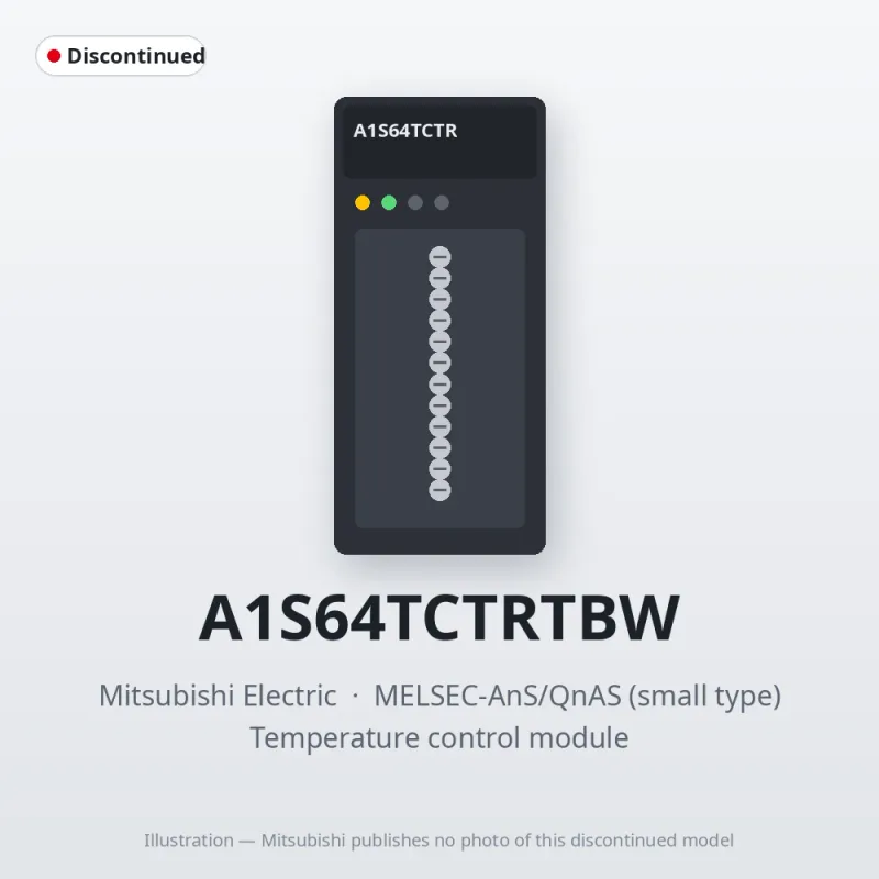 A1S64TCTRTBW Mitsubishi MELSEC-AnS Temperature control module