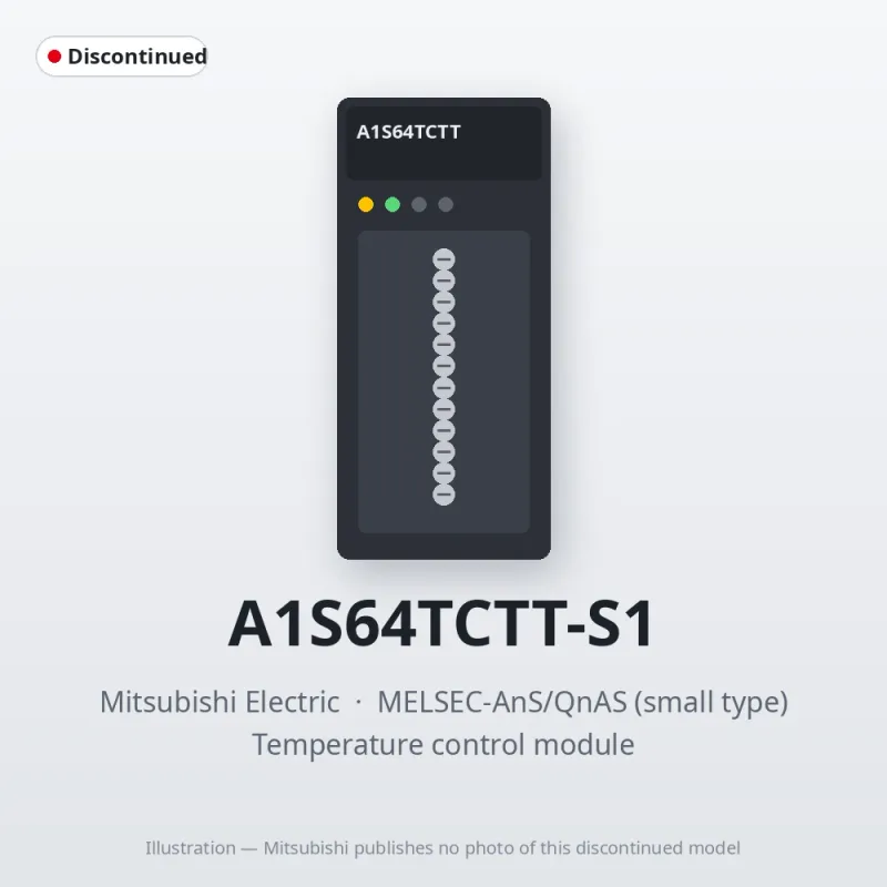 A1S64TCTT-S1 Mitsubishi MELSEC-AnS Temperature control module