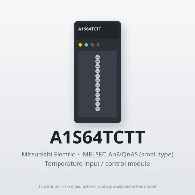 A1S64TCTT Mitsubishi MELSEC-AnS Temperature input / control module