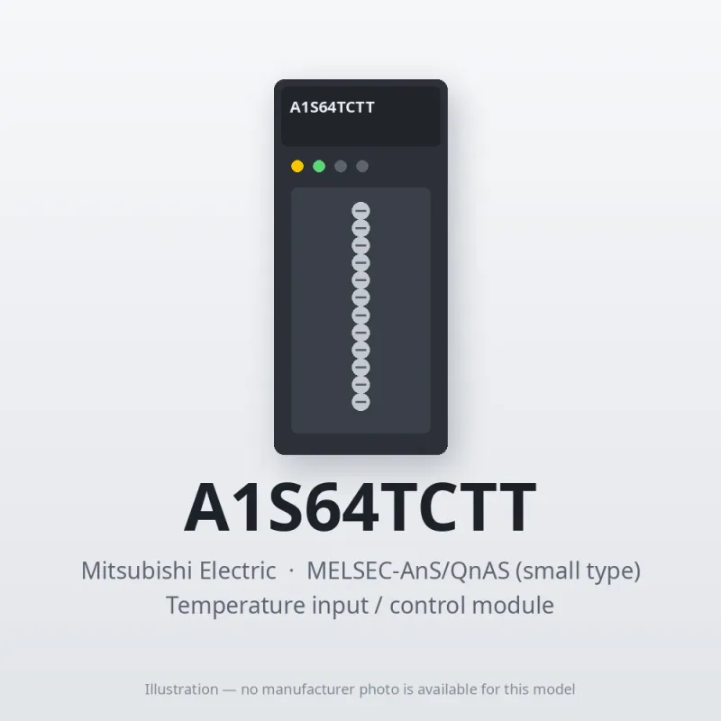 A1S64TCTT Mitsubishi MELSEC-AnS Temperature input / control module