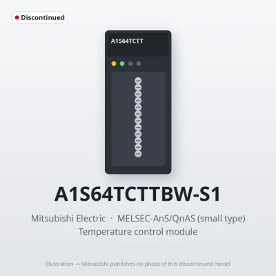A1S64TCTTBW-S1 Mitsubishi MELSEC-AnS Temperature control module