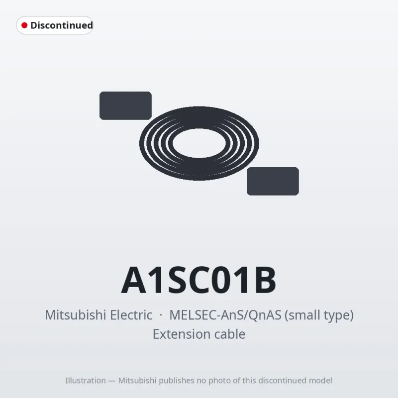 A1SC01B Mitsubishi MELSEC-AnS Extension cable