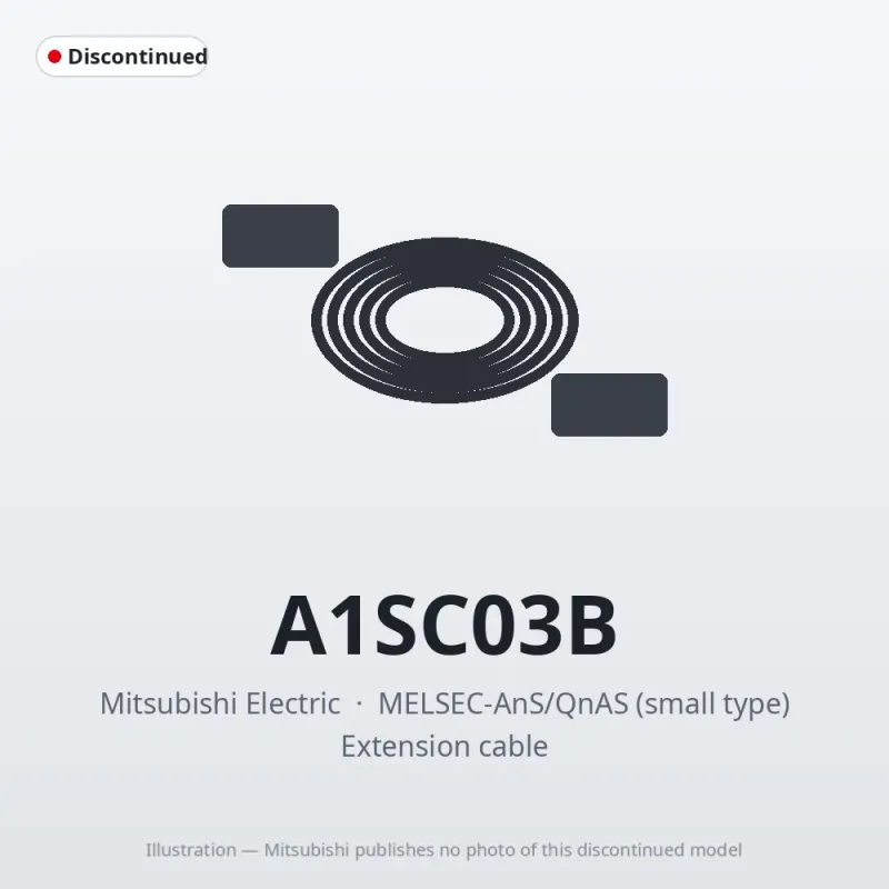 A1SC03B Mitsubishi MELSEC-AnS Extension cable