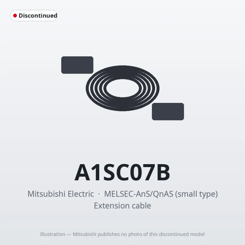 A1SC07B Mitsubishi MELSEC-AnS Extension cable