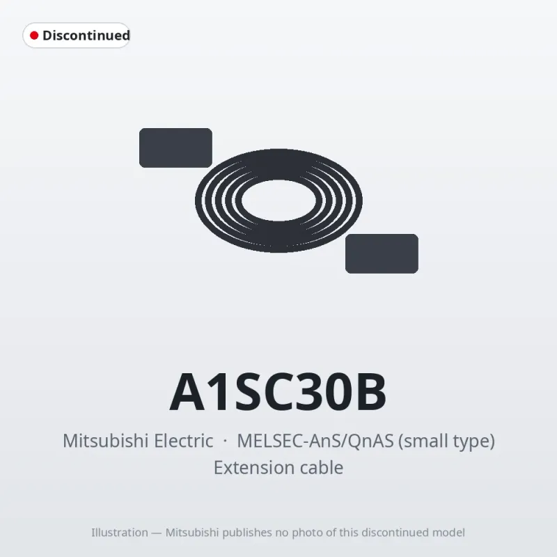 A1SC30B Mitsubishi MELSEC-AnS Extension cable