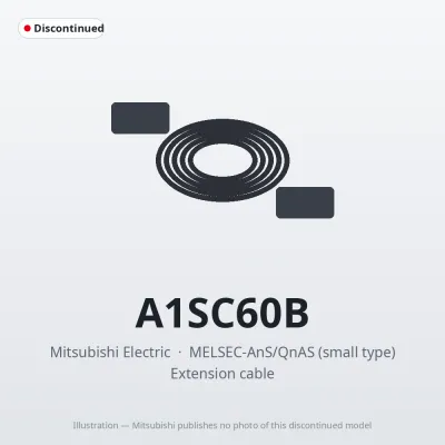 A1SC60B Mitsubishi MELSEC-AnS Extension cable