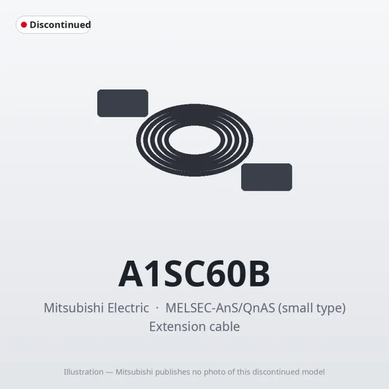 A1SC60B Mitsubishi MELSEC-AnS Extension cable