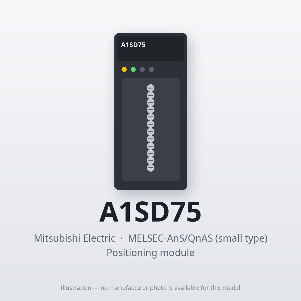 A1SD75 Mitsubishi MELSEC-AnS Positioning module