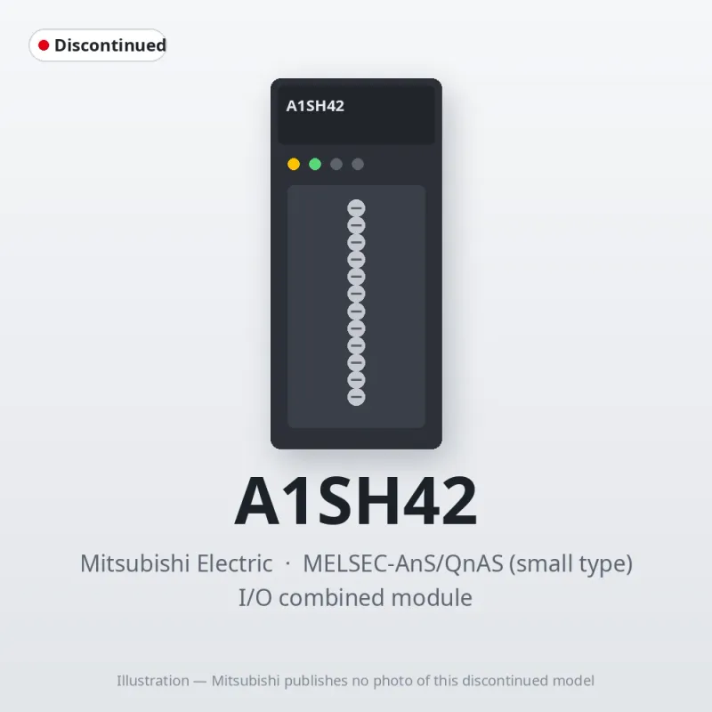 A1SH42 Mitsubishi MELSEC-AnS I/O combined module