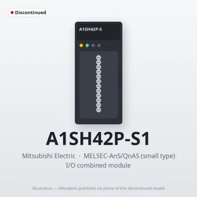 A1SH42P-S1 Mitsubishi MELSEC-AnS I/O combined module
