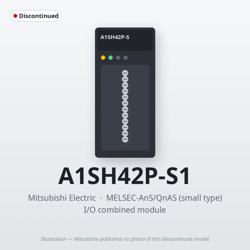 A1SH42P-S1 Mitsubishi MELSEC-AnS I/O combined module