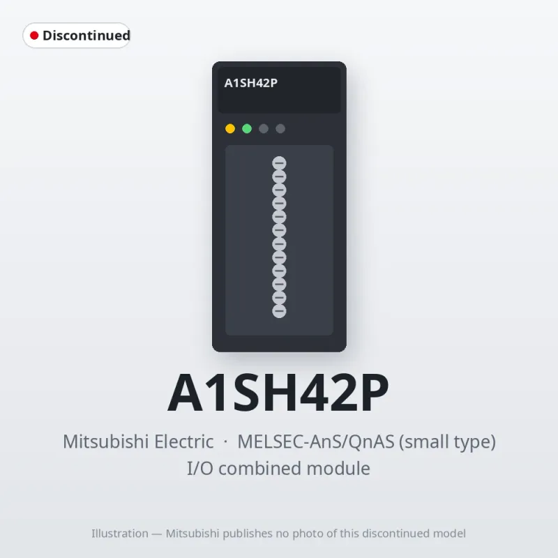 A1SH42P Mitsubishi MELSEC-AnS I/O combined module