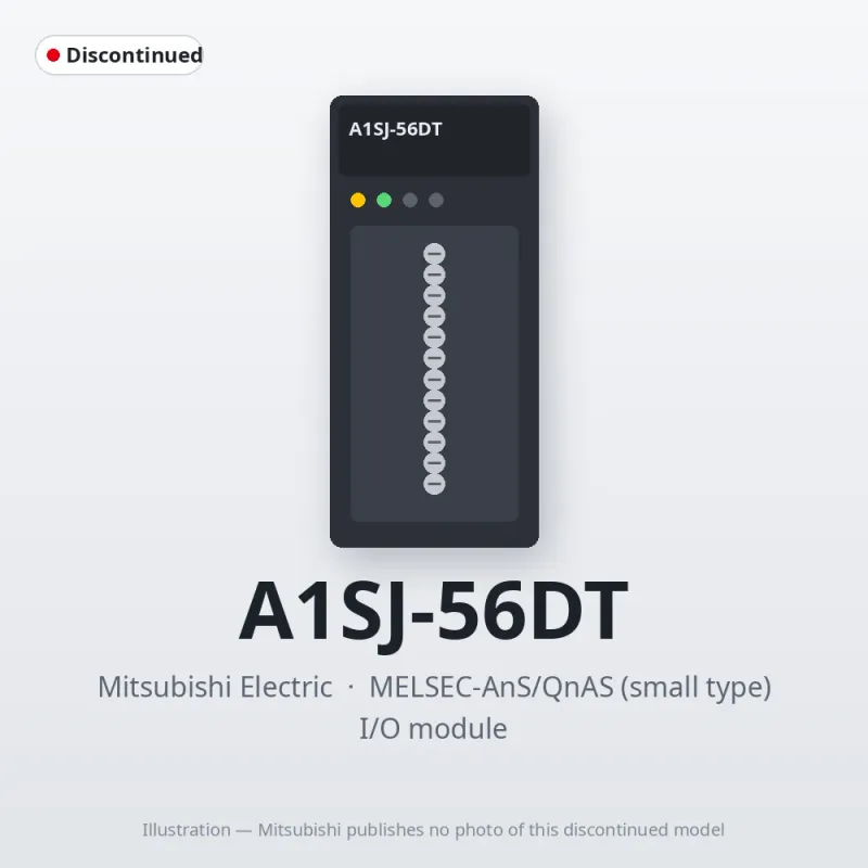 A1SJ-56DT Mitsubishi MELSEC-AnS I/O module