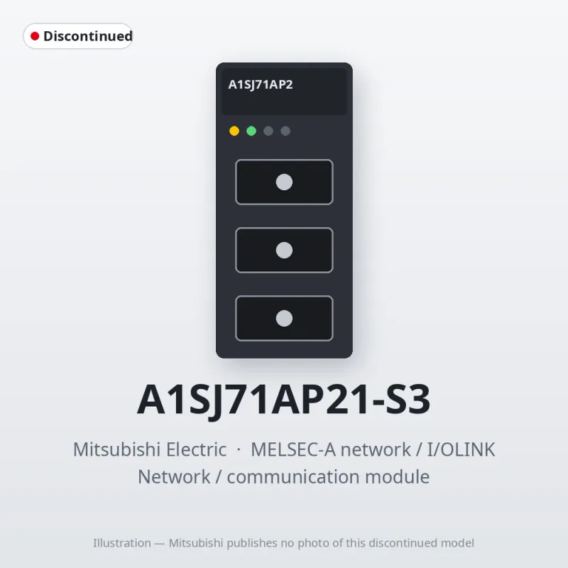 A1SJ71AP21-S3 Mitsubishi MELSEC Network / communication module