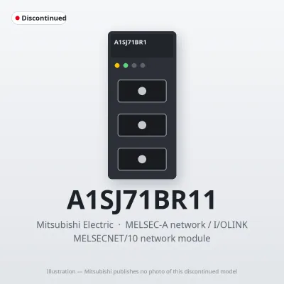 A1SJ71BR11 Mitsubishi MELSECNET/10 network module