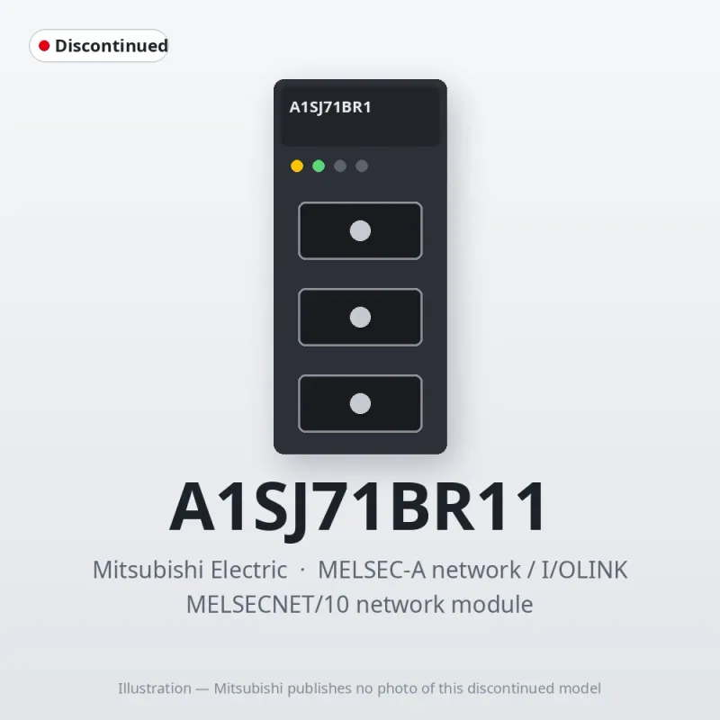 A1SJ71BR11 Mitsubishi MELSECNET/10 network module