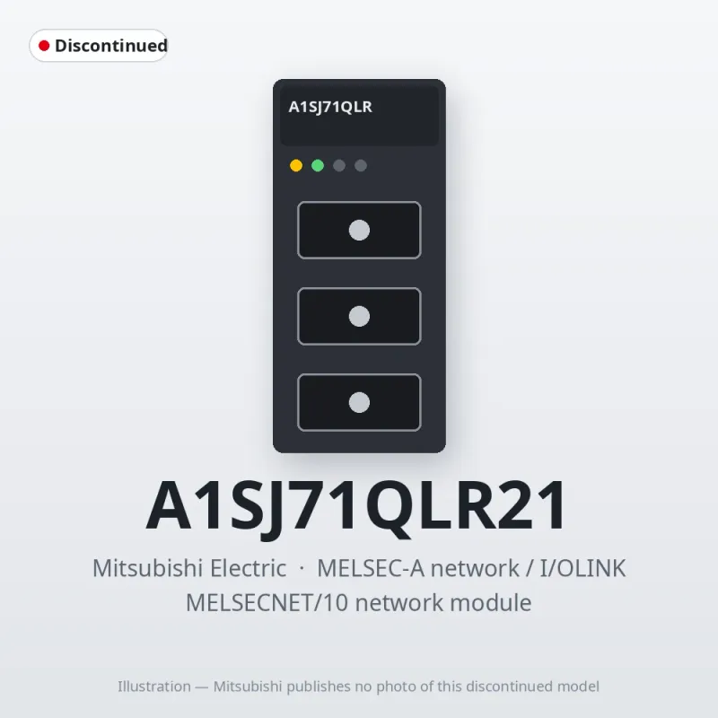 A1SJ71QLR21 Mitsubishi MELSECNET/10 network module