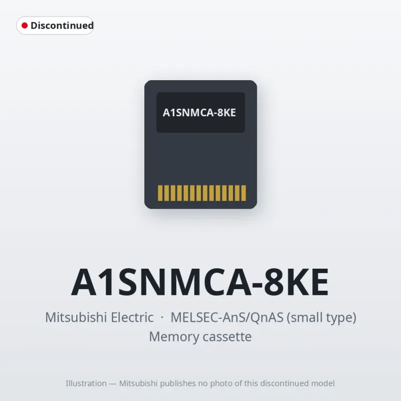 A1SNMCA-8KE Mitsubishi MELSEC-AnS Memory cassette