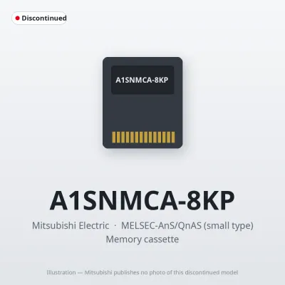 A1SNMCA-8KP Mitsubishi MELSEC-AnS Memory cassette